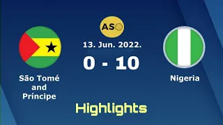 São Tomé & Principe Vs Nigeria goal highlights