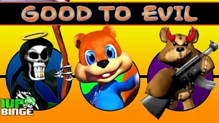 Conker’s Bad Fur Day Characters: Good To Evil 🐿️🍺