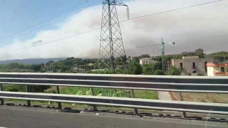 Пожар на горе Везувий 11.07.2017