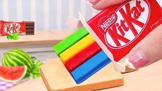 Delicious Miniature Rainbow KitKat Cake Making 🍫🌈 1000+ Ideas Miniature Chocolate Cake