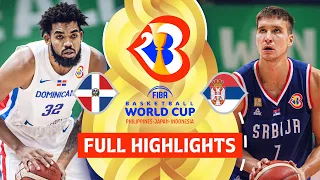 Dominican Republic 🇩🇴 vs Serbia 🇷🇸 | Full Game Highlights | FIBA Basketball World Cup 2023