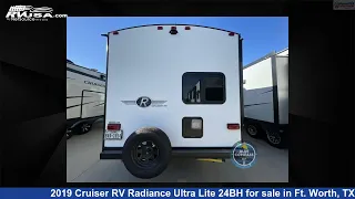 Incredible 2019 Cruiser RV Radiance Travel Trailer RV For Sale in Ft. Worth, TX | RVUSA.com