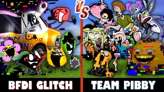 BFDI Glitch vs. Pibby CN Glitch & Annoying Orange Corrupted | Minecraft (GLITCHED GLITCH BATTLE!)