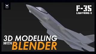 F-35 LIGHTNING II - 3D Modelling with Blender