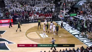 Big Ten Basketball Highlights: Indiana at Michigan State