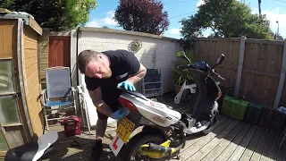 SPEEDFIGHT MOPED PANELS OFF AND LOOK OVER PT2 MARK SAVAGE