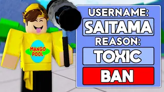 BANNING TOXIC PLAYERS From Saitama Battlegrounds