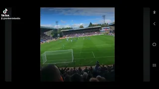 Rangers fans belting out the National Anthem away at St Johnstone yesterday. 🇬🇧