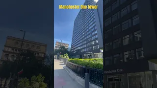 Walking tour through the Best tower in Manchester City center