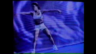 L.A. Gear sneakers 1993 spandex workout TV ad