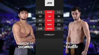 Иброхим Шоимов vs. Анис Екубов | Ibrohim Shoimov vs. Anis Ekubov | ACA 168 - Moscow