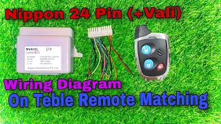 Nippon 24 Pin (+vali ) Wiring Diagram and Remote Matching