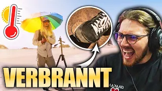 Der heißeste Ort der Welt 😱🥵 Ruhi Çenet riskiert sein Leben | AbuGullo Reaktion