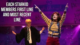 Each Starkid Members First Line And Most Recent Line in Starkid