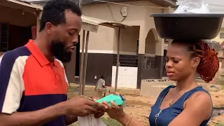 A guy tries to be smart with a young pour water seller  and this happened