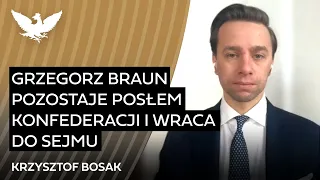 Bosak: Wąsik i Kamiński wciąż są posłami. Marszałek Hołownia popełnił błąd | #RZECZoPOLITYCE
