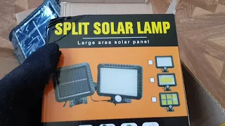 Фонари на солнечной энергии с али экспресс. Split Solar Lamp