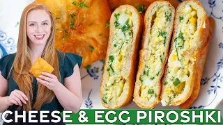 Cheesy Egg & Cheese Piroshki Recipe | Delicious Ukrainian Hand Pies!