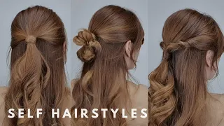 [HOW TO] 3 Beautiful Half Ponytails by a Korean Hairstylist (ENG Sub)