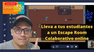 dar tu clase dentro de un video juego escape room gather town