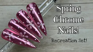 Chrome Spring Nail Art | Madam Glam | Nail Sugar
