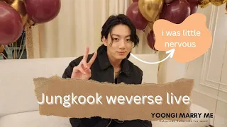 [Eng sub] jungkook weverse live