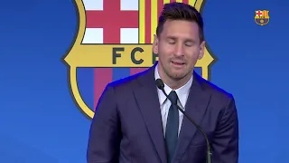 GENTLE!! MESSI MENANGIS MENINGGALKAN BARCELONA🥺 | 08 AGUSTUS 2021