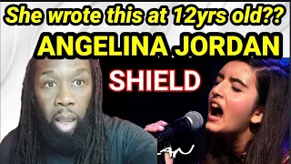 She wrote this?? First time hearing ANGELINA JORDAN | SHIELD REACTION