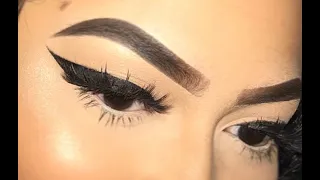 How To Do A Thick Dramatic Winged Eyeliner (Perfect For Hooded Eyes!!) *NO Clean Up Necessary*