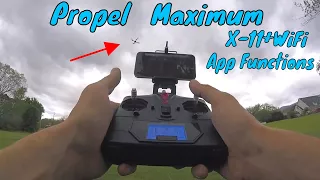 Propel Maximum X-11 WiFi App Features