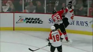 Byfuglien hit on Pronger 6/6/10