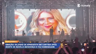 Dilsinho presta Homenagem a Marília Mendonça #luto