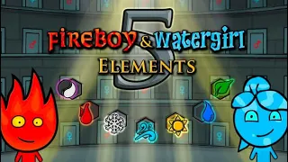 Fireboy and Watergirl 5---All levels of forest temple #fireboyandwatergirl