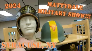 Mattydale Military Show April 2024, Syracuse NY! Plus my show "haul"! #military #history #haulvideo