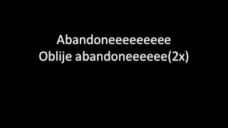 King Posse Abandone Paroles Lyrics (karaoke)