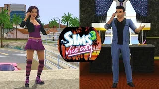 Sims 3 GTA Vice City, Mercedes calls Tommy after listening to VCPR, real voices from GTA