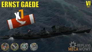 Ernst Gaede 7 Kills & 123k Damage | World of Warships Gameplay