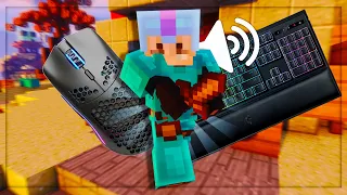 Keyboard + Mouse Sounds ASMR #19 [Bedwars Hypixel]