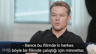 Türkçe Alt Yazılı | Matt Damon , Christian Bale | "Asfaltın Kralları" Oyuncularının Filim Muhabbeti