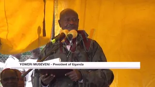 Museveni urges Tororo farmers to leave swamps