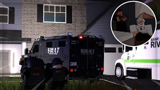 SWAT raid a home with SECURITY GUARD HOSTAGE..! | ERLC Liberty County (Roblox)
