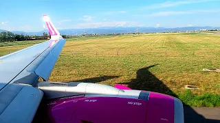 Beautiful taxi & take-off from Verona Airport | Wizz Air | Airbus A320neo | HA-LJE