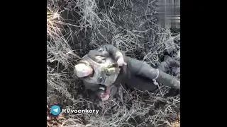 Героическое видео: раненый боец РФ под огнём пытается вытащить из-под обстрела своего товарища
