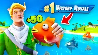 LITERALLY ONLY EATING FISH TO WIN (Challenge)