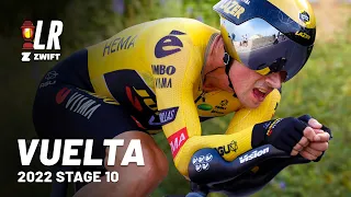 GC Shakeup in Hot Time Trial | Vuelta a España Stage 10 2022 | Lanterne Rouge x Zwift