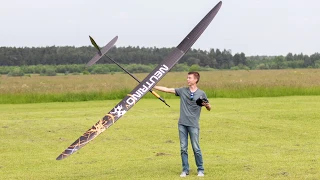 Neutrino F5J Glider Test Flight