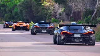 Supercars in Marbella 2022 / The McLaren P1 Tour Spain (F1, x2 P1 GTR, x2 P1 GT, P1 GTR LM, P1 HDK,