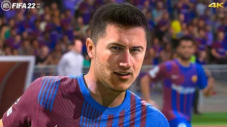 FIFA 22 PS5 | Barcelona Vs Chelsea Ft. Lewandowski, Kessie, | UEFA Champions League | 4K Gameplay