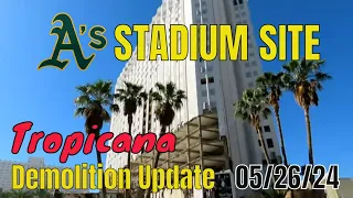 Las Vegas A's Tropicana Site Demolition 05 26 2024