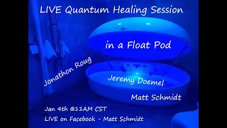 First EVER Quantum Healing Session in a Float Pod - Sensory Deprivation Tank